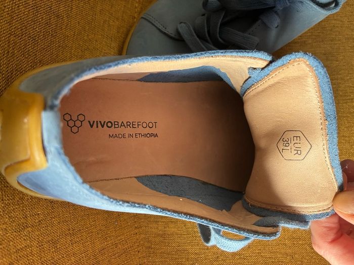 Vivobarefoot genuine leader/suede