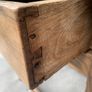 Solid oak French Provincial Farmhouse Side Table. Image 5