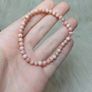 Rhodochrosite handmade natural stone bead bracelet Image 3