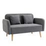 2-Seater Velvet Sofa Image 2