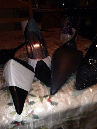 High heel shoes