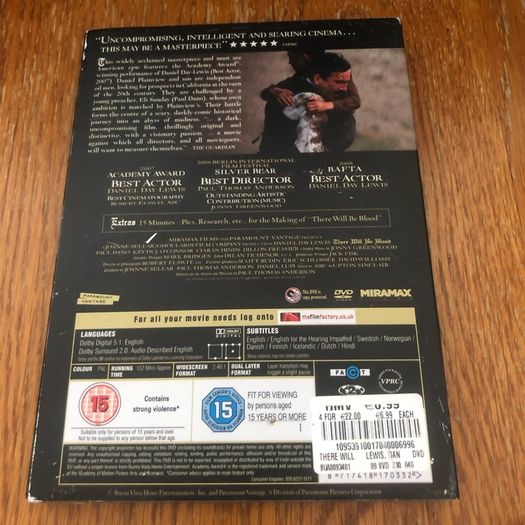 There will be Blood dvd - brand new
