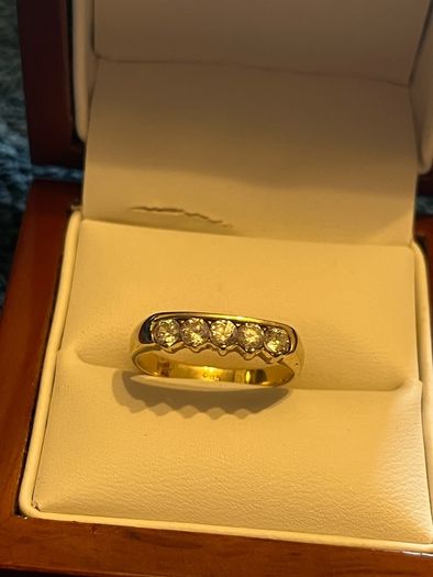 Eternity Ring .. Diamond & 14ct Gold