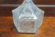 American Glass Lidded Bowl