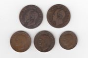 ITALY, 5 x coins (No: 427)