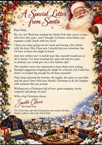 Santa letter