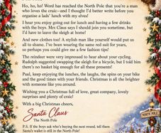 Santa letter