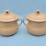 le creuset 2 soup bowls with lids Image 3
