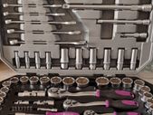 BRAND NEW Multifunction 120Pcs CR-V Auto Repair Tool Box Set Torque Ratchet Wrench Combo Tools Kit