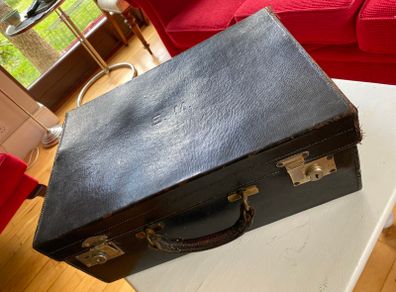 E.M. Orient suitcase made by B.C.M. Orient 1930's