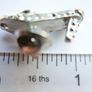 Vintage Silver High Heel Shoe pinback brooch Image 7