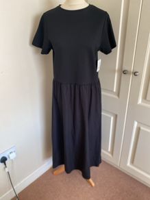 Rowen Avenue Cos style size 12 black dress - new