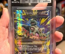 Pokemon 2015 XY Ancient Origins 92/98 M Tyranitar EX UR