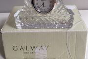 Galway crystal mantle clock