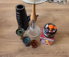 Original Wookah Mini Oak Hookah Bundle - Excellent Condition