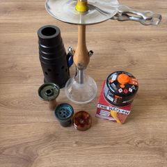 Original Wookah Mini Oak Hookah Bundle - Excellent Condition
