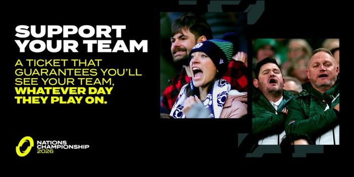 Nations Championship Finals Weekend - Ireland Follow Your Team Tickets x2