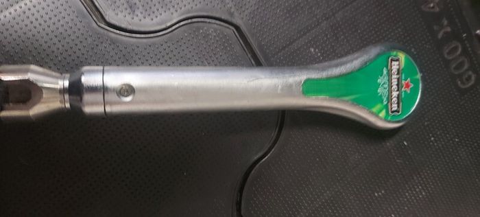 heineken long handle new old stock,,great advertising, see pictures for condition,good condition,,price includes post to anywhere in Ireland thank you,if buyer collects cheaper,its just handle,.used condition,few scratches marks see pictures, overall nice