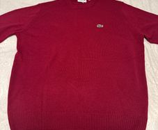 Lacoste Mens red Jumper XL