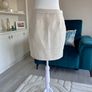 Ladies Cream & Gold Mini Skirt from Savida  Size Small UK 10 / EU 38 Image 6