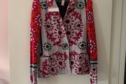 vibrant  cotton blazer