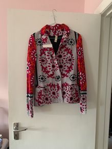 vibrant  cotton blazer