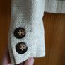 short spring elegant jacket boutique Danish designer Gro Abrahamsson size S 36 cream beige Image 2