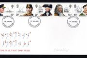 1982 Great Britain Maritime Heritage Commemorative Stamps Addressed First Day Cover (FDC) with Ipswich, Suffock cancel