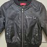 Boys leather bomber jacket 3-4Y Image 2