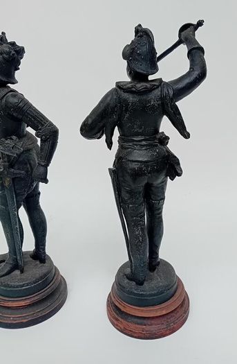 Vintage Spelter Military Figures