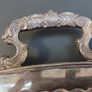 Vintage Silver Plated Butlers Serving Tray Platter Claw Footed 24 inch x 12 inch Leonard English Image 5