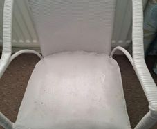 Vintage retro wicker chair