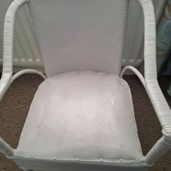 Vintage retro wicker chair