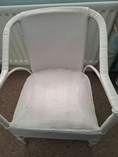 Vintage retro wicker chair