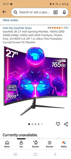 27" Monitor