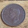 Great Britain UK 1942 Half Penny George VI Coin - free standard postage Image 2