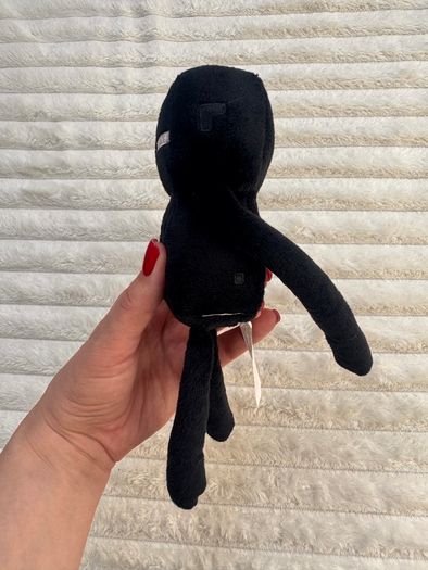 Minecraft Enderman Plush MoJang Gaming Black approx. 24 cm. Used NO Tag Please see photos