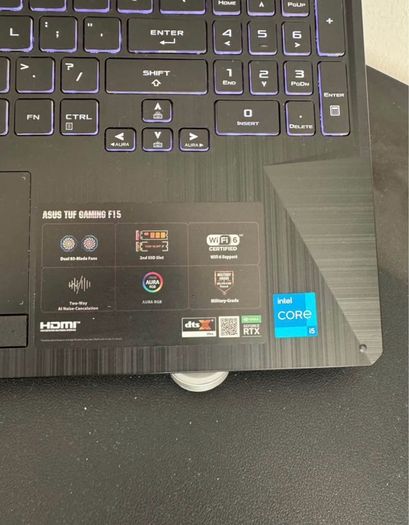 Asus Tuf Gaming F15 11th Gen Intel(r) Core(tm) I5-11400h @ 2.70ghz Nvidia Geforce Rtx 3050 Laptop Gp