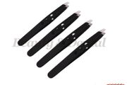 4x Professional Beauty Girls Stainless Steel Eyebrow Hair Removing Slanted Tweezers