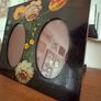 Beautiful Hand Painted Picture Frame with oval mounts 1930 s Image 4