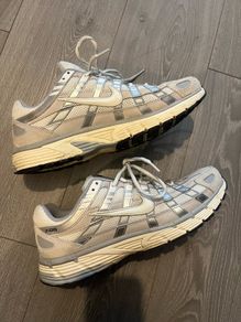 nike p-6000 beige size UK 10