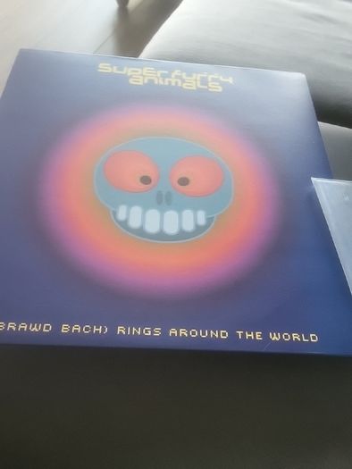 Super furry animals (brawd bach) rings around the world yellow vinyl
