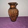 Vintage hand carved Wooden Elephant vase Image 2