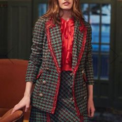 BNWT - Savida Tartan Suit Jacket UK 10