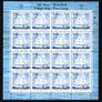 2005 Ireland Tall Ships Waterford Commemorative Stamps Sheetlet Plate 1B1B1B1B Mint Never Hinged (MNH) Image 4