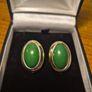 Vintage Green Earrings Image 2