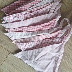 Pink cotton banner