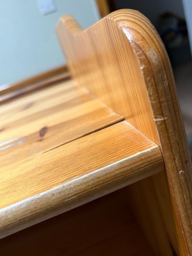 Beautiful Solid Pine Nursery Cabinet / Changing Table