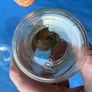 Vintage small glass paraffin lamp Image 6