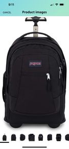 Ryanair Compliant Large Jansport Wheeled Backpack